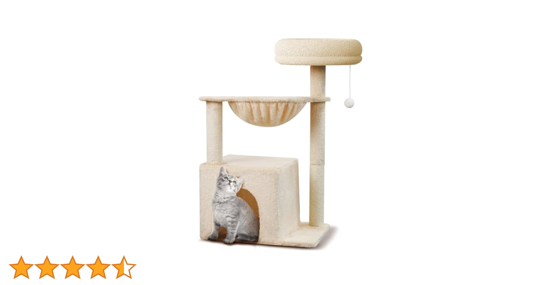 キャットタワー 据え置き 135cm 木製 爪研ぎ 隠れ家 ストレス解消 新品 楽天市場】キャットタワー 据え置き 高さ135 省スペース